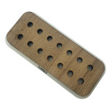Encapsuladora Manual Em Mdf 14 Furos Para Cápsulas Nº 5