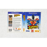 Encarte Superman Man Of Steel Original Master System Faço 72