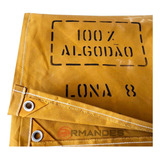 Encerado P/ Caminhão, Fio Nº 08 Lona 100 % Algodão 6x5 