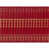 Enciclopédia Barsa, Vermelha, Capa Dura, 18 Volumes.