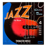 Encordoamento Baixo Elétrico Thomastik Jazz Bass Jf344 Flat