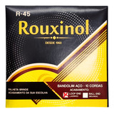 Encordoamento Bandolim R45 10 Cordas Laço Loop End Rouxinol