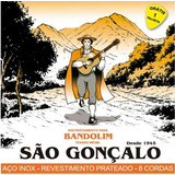 Encordoamento Bandolim São Gonçalo Tensão Média Aço Inox