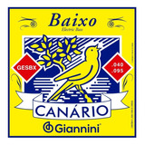 Encordoamento Canário / Giannini P/ Baixo 4 Cordas 040 Gesbx