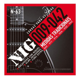 Encordoamento Cordas Guitarra Aço 09 Nig