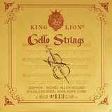 Encordoamento Cordas King Lion P/ Cello Violoncelo