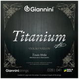 Encordoamento Cordas Para Violão Nylon Tensão Media Titanium