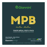 Encordoamento Cordas Violão Nylon Giannini Genwbs Série Mpb