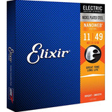 Encordoamento Elixir Cordas 011 Medium Nanoweb