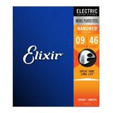 Encordoamento Elixir Guitarra 09-46 Nanoweb 12027