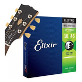 Encordoamento Elixir Guitarra Optiweb Light 010 Original Usa