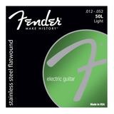 Encordoamento Fender 50l Guitarra 012-052 Flatwound