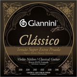 Encordoamento Giannini Genwsxpa Violão Super Extra