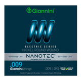 Encordoamento Giannini Nanotec 09 Para Guitarra