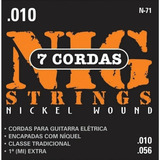 Encordoamento Guitarra 7 Cordas Nig N71