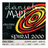 Encordoamento Guitarra Daniel Mari Spiral 2000