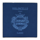 Encordoamento P/ Cello Jargar Blue Medium - Violoncelo. 