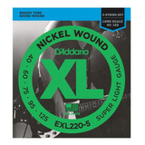 Encordoamento P/ Contra Baixo 5 Cordas Exl220-5 040 Daddario