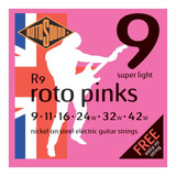 Encordoamento Para Guitarra Rotosound Pink Nickel