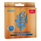 Encordoamento Para Viola Caipira Solez Tensão Leve Slvctl