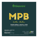 Encordoamento Para Violão Nylon Médio Genwbg Série Mpb Giann