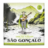 Encordoamento Sao Goncalo Violao Nylon Cristal Tensao Leve