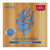 Encordoamento Solez Viola Caipira Tensão Leve Slvc Tl