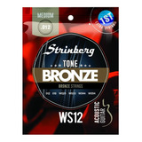 Encordoamento Strinberg Ws12 Jogo Cordas Violão De Aço Ws-12