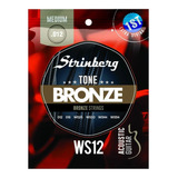 Encordoamento Strinberg Ws12 Jogo Cordas Violão De Aço Ws-12