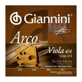 Encordoamento Viola De Arco Giannini Geavoa