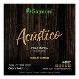 Encordoamento Viola Giannini 65/35 Cebolao Em E (mi) Gesval