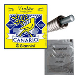 Encordoamento Violão Aço Inox Jogo 6c Giannini Canario Geswb