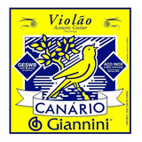 Encordoamento Violão Aço Inox Jogo Giannini Canário