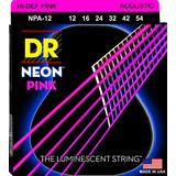 Encordoamento Violão Aço Neon Pink Dr
