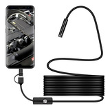Endoscópio Tipo C Micro Usb V8 Para Celular Notebook 5m