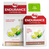 Endurance Caffeine Gel 12 Sachês Original Vitafor Sabores