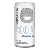 Energético Dopamina Coco E Açaí Lata 269ml - Kit Com 6 Latas