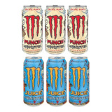 Energético Monster Pacific Punch + Mango Loco Kit 6un 473ml 
