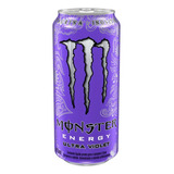 Energético Monster Ultra Violet 473ml (6 Latas) Kit Uva