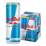 Energético Red Bull Energy Drink Suggar Free 4 Latas 355 Ml