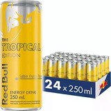 Energético Red Bull Tropical Edition 250ml Com 24 Unidades