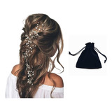 Enfeite Arranjo Cabelo Noiva Debutante Dama 50cm Escolha Cor