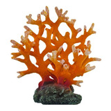 Enfeite Coral Aquário Soma Acropora Galhada Laranja 055210