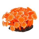 Enfeite De Silicone Soma Coral Alveopora Vermelha 04