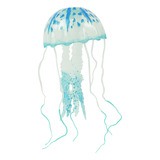 Enfeite De Silicone Soma Jellyfish Azul Md