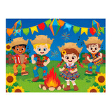 Enfeite Festa Junina Barato Parede Painel Grande Cores Vivas