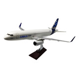 Enfeite Miniatura Avião Decorativo Realista Airbus