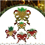 Enfeite Natal Pendente Porta Guirlanda Sinos Papai Noel M:2 Cor Modelo 03 - Eg1818