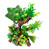 Enfeite Ornamento Aquário Troncos Bonsai Plantas