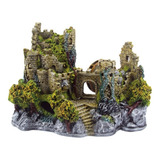 Enfeite Para Aquário De Resina Castelo Medieval E-11